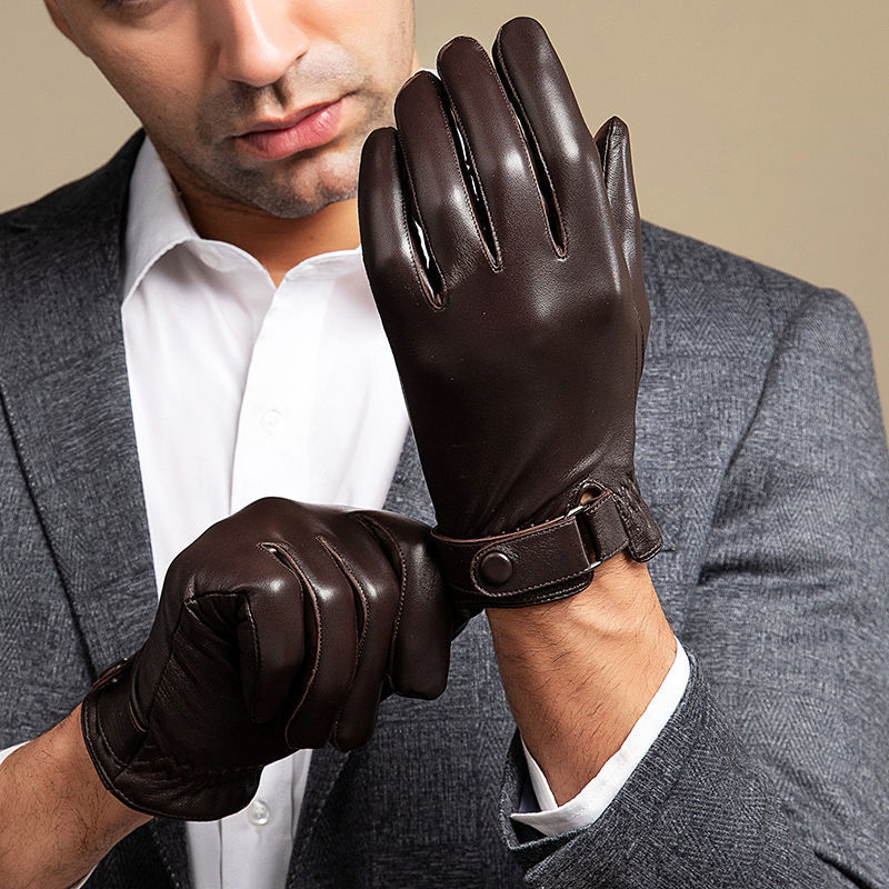 Leather Driving Glove - 2024 Heren Schapenvacht Lederen Handschoenen Mode
