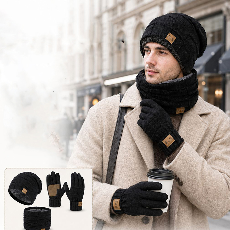Winter warme dikke muts, sjaal - Wool Glove Lined recensie en prijs