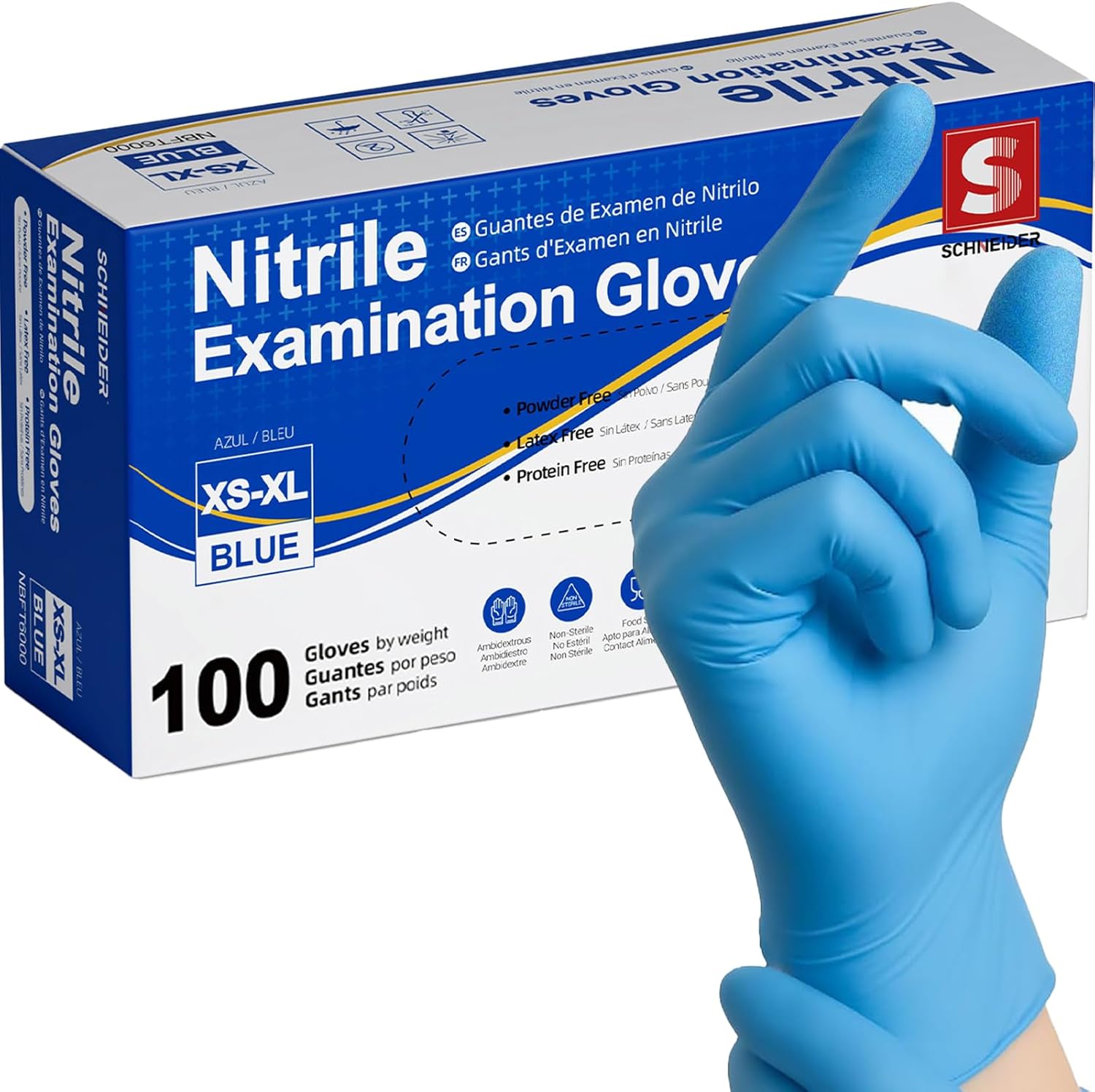 Medische nitril onderzoekshand - Exam Glove Nitrile recensie en prijs