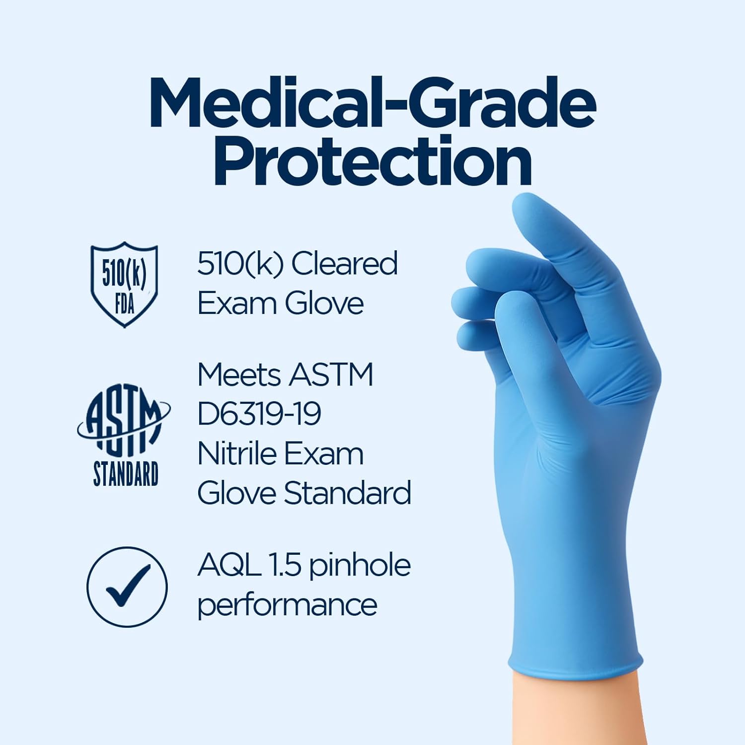 Medische nitril onderzoekshand - Exam Glove Nitrile recensie en prijs