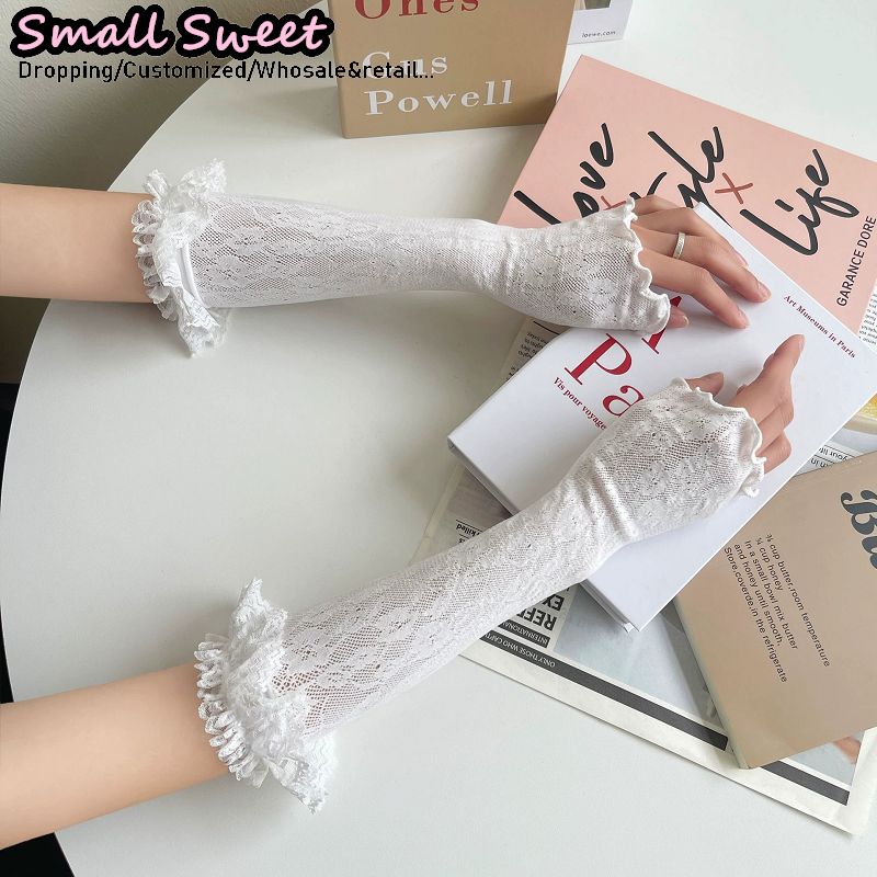 Dames Harajuku witte armmouwen - Fingerless Glove Knit recensie en prijs
