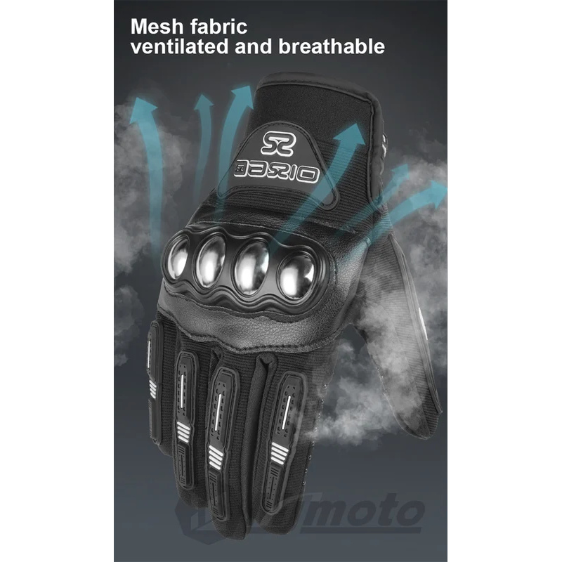 Ademende MX motorhandschoenen  - Motorcycle Glove Knuckle recensie en prijs